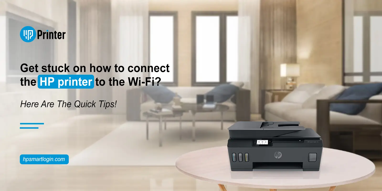 hp printer to connect Wifi